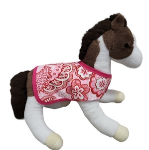 Douglas Cuddle Toys 9" Daphne Pinto Horse with Blanket Plush Stuffed Animal